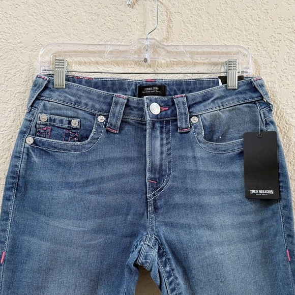 True Religion Jeans Jennie Curvy Mid Rise Super Skinny 
Embroidered Pockets 29 - Picture 7 of 15